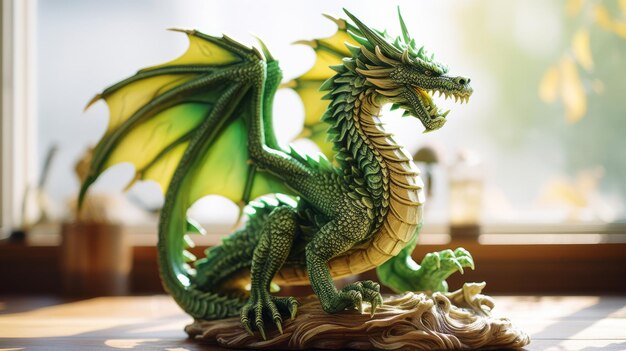 Le symbole 2024 est le dragon de bois vert.