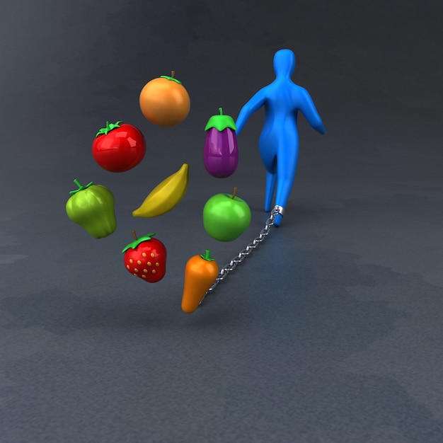 Symbole de charge - Illustration 3D