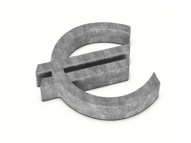 Photo symbole concret de l'euro