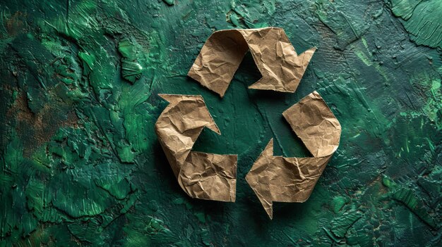 Le symbole du recyclage.