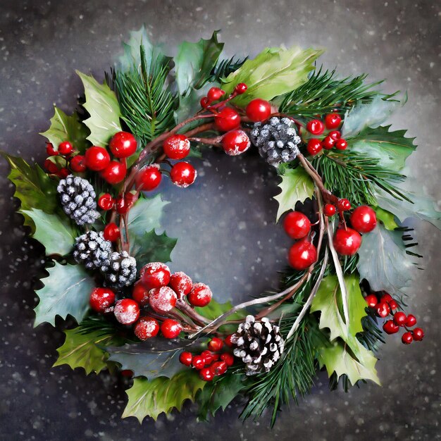 Photo un symbole de l'enthousiasme et des célébrations chaleureuses de noël