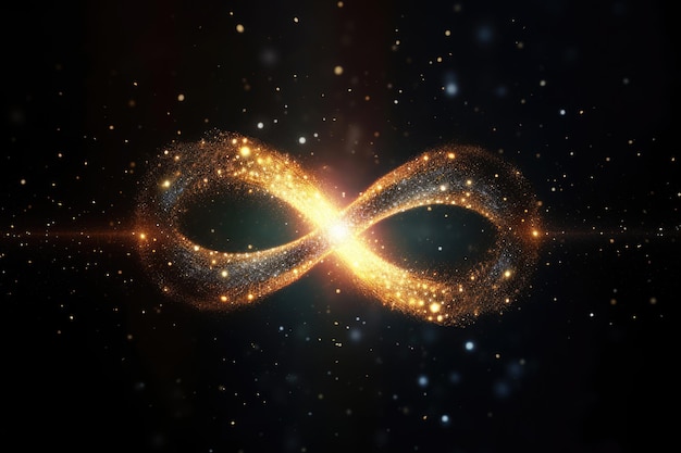 Le symbole de l'infini abstrait