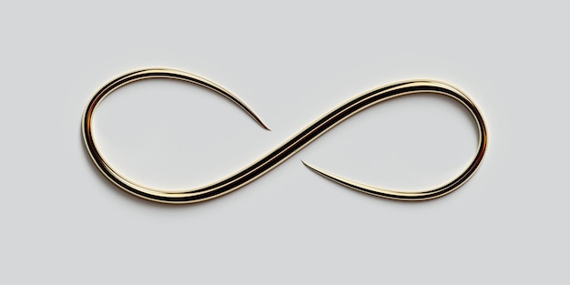 symbole de l'infini signe de l'infini illustration 3d