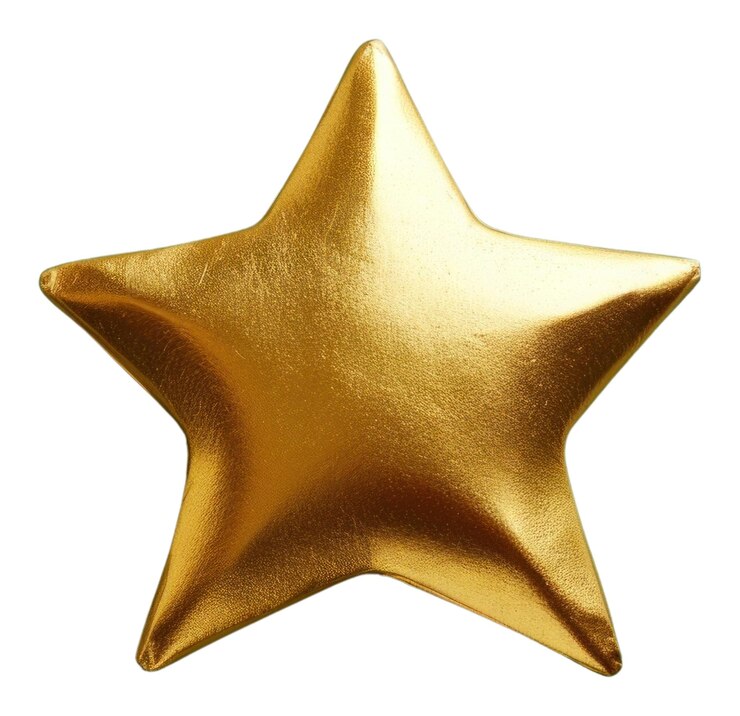 Photo symbole jaune de l'étoile de mer de la simplicité png
