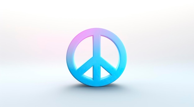 Photo le symbole de la paix
