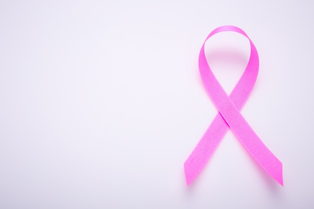 Symbole de ruban rose du cancer du sein