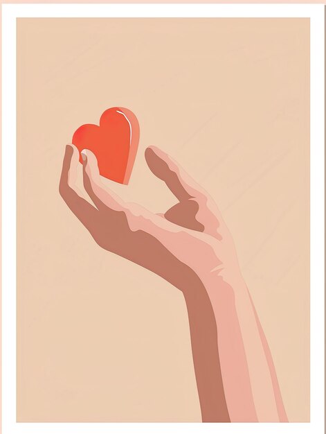 Le symbole universel de l'amour et de la compassion