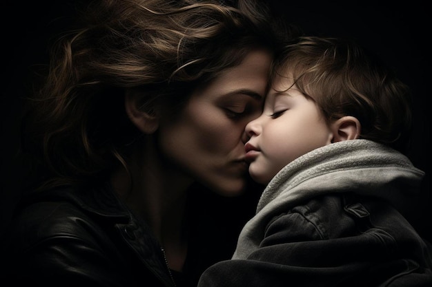 Une symphonie d'amour maternel photo de la fête des mères