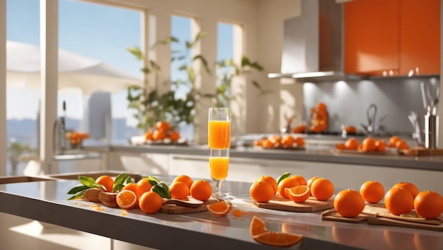 La symphonie de la mandarine dans la cuisine moderne