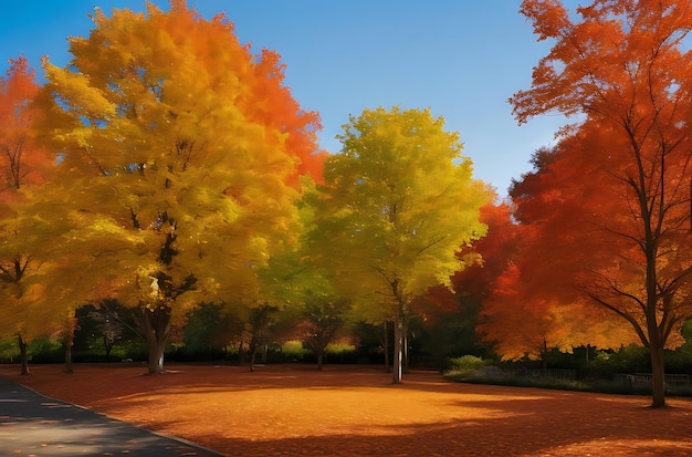 Une symphonie de nuances d'automne