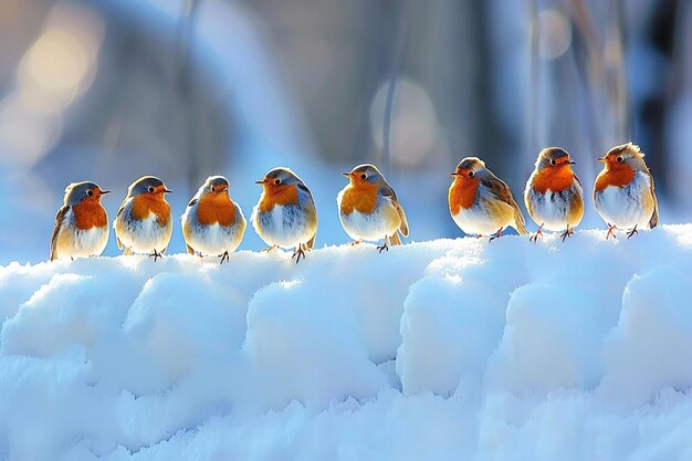 La symphonie des plumes capture les robins américains