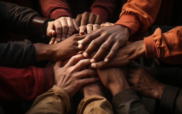 Photo syndicat de la diversité sans main