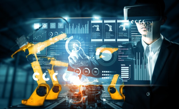 Système avancé de bras de robot Xai pour l'industrie numérique et la technologie robotique d'usine