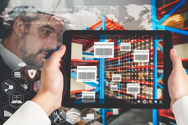 Système de gestion d'entrepôt intelligent utilisant la technologie de réalité augmentée