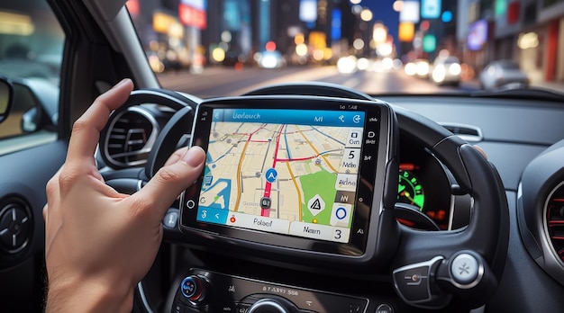 Système GPS dans une voiture intelligente