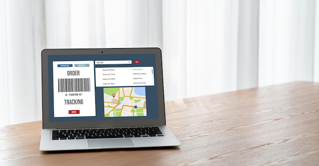 Système de suivi des livraisons pour le commerce électronique et les affaires en ligne à la mode