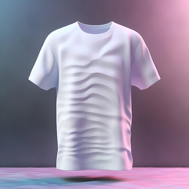 T-shirt blanc et blanc