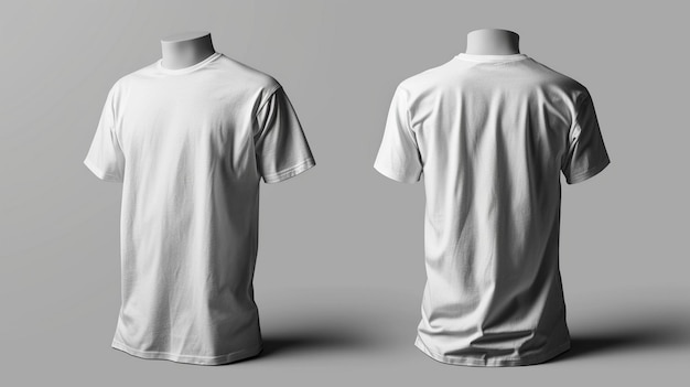 T-shirt blanc généré par ai