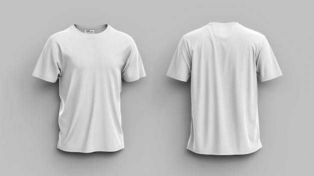 T-shirt blanc généré par ai