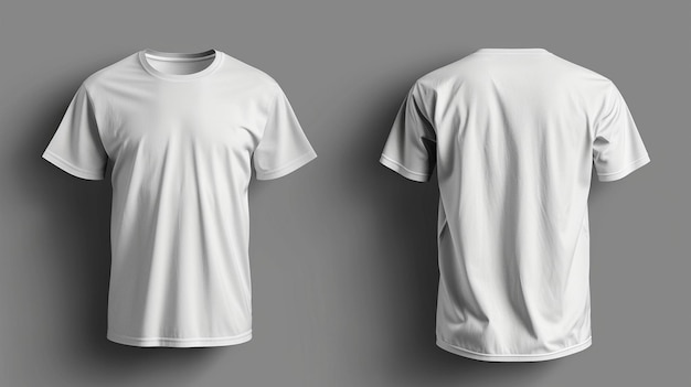 T-shirt blanc généré par ai