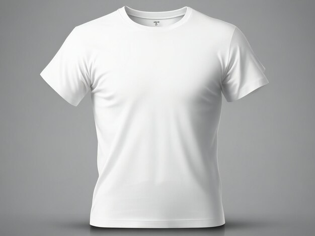 T-shirt blanc isolé ouvert ai généré