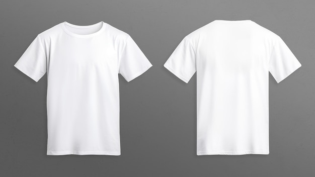 Photo un t-shirt blanc avec le mot t-shirt dessus.