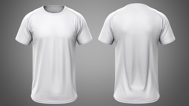 t-shirt blanc pour la maquette de vos créations