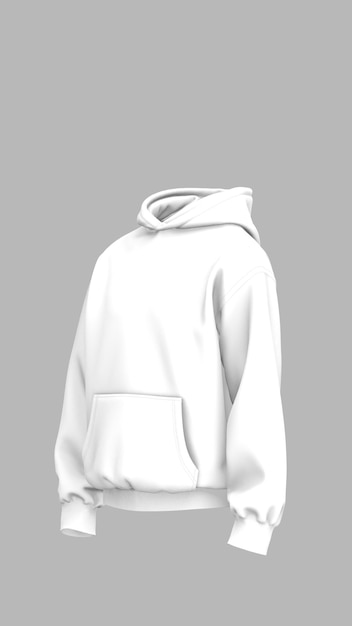 T-shirt à capuche de base surdimensionné
