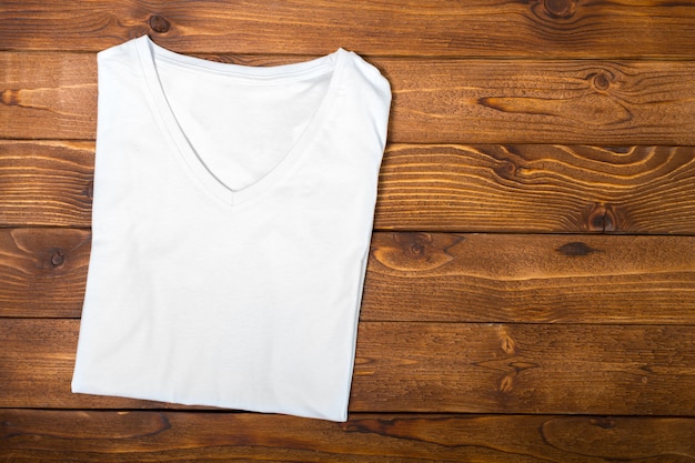 T-shirt en coton blanc