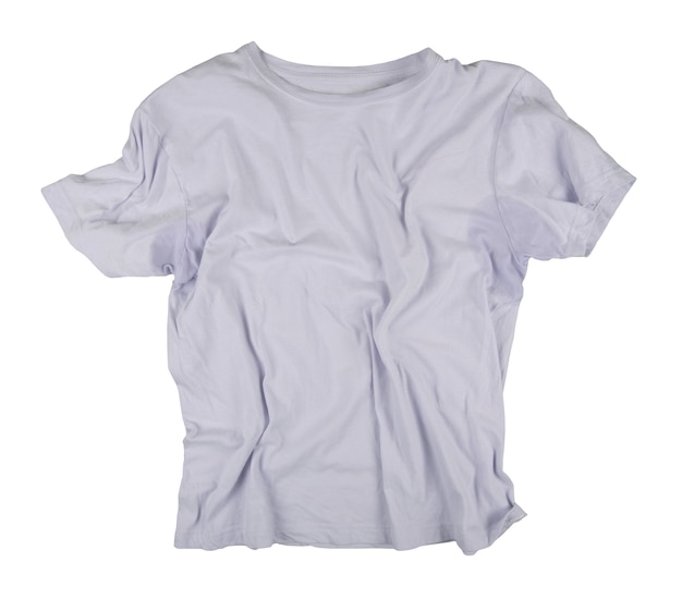 T-shirt gris isolé sur fond