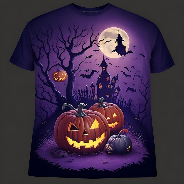 Un t-shirt d'Halloween heureux