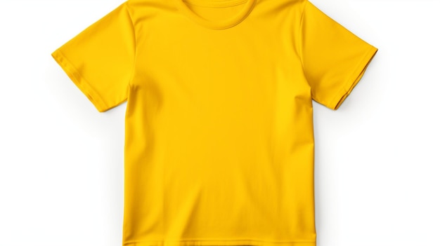 t-shirt jaune pour le design