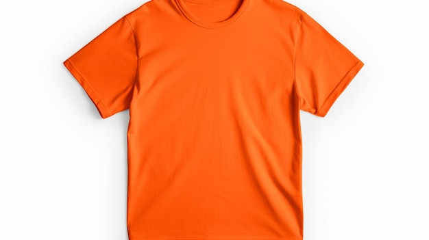 T-shirt pour le design png orange