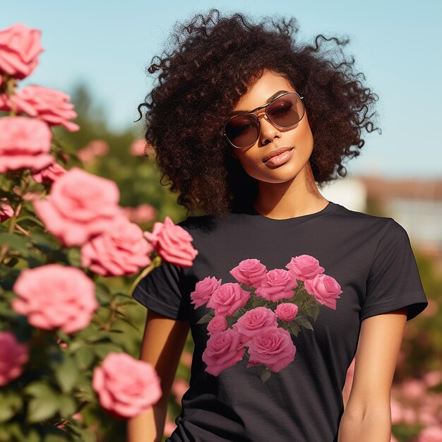 T-shirt rose pour la fête de la Saint-Valentin