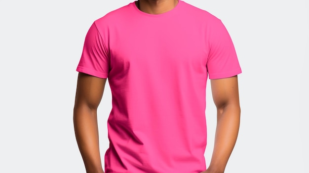 t-shirt rose pour maquette