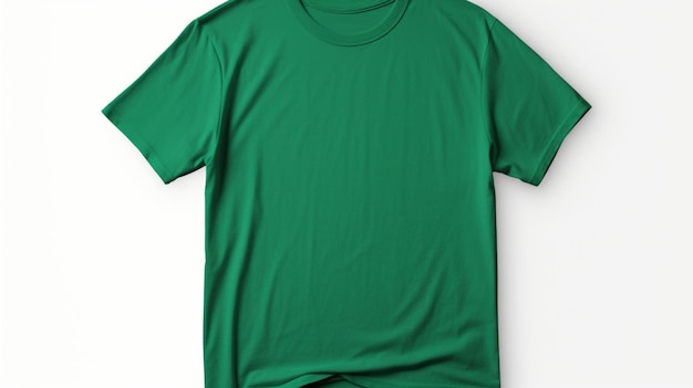 Photo t-shirt vert pour le design