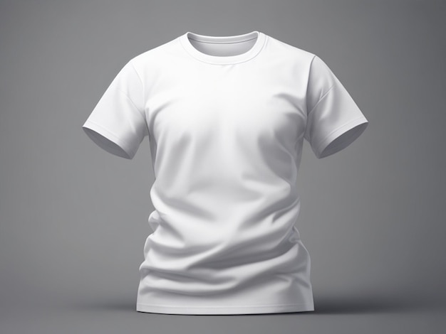 t-shirts sur fond gris pour maquette