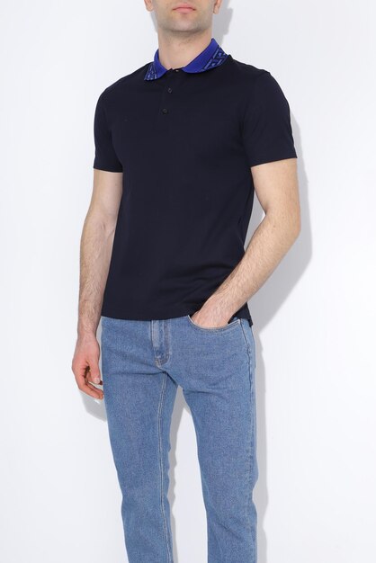 T-shirts noirs avec espace de copie