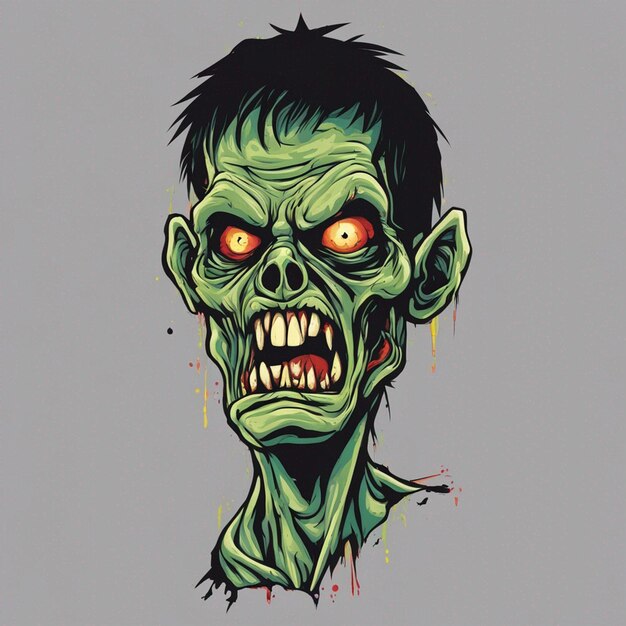 Des t-shirts zombies effrayants