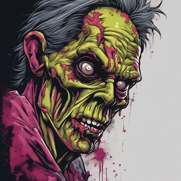 Des t-shirts zombies effrayants