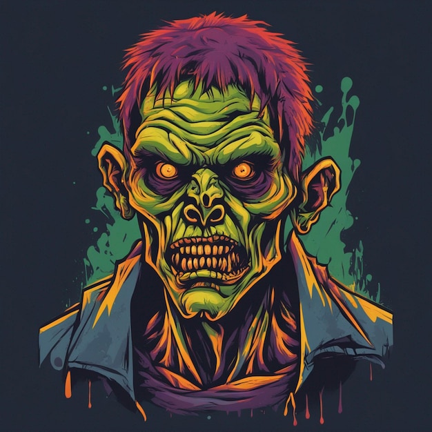 Des t-shirts zombies effrayants