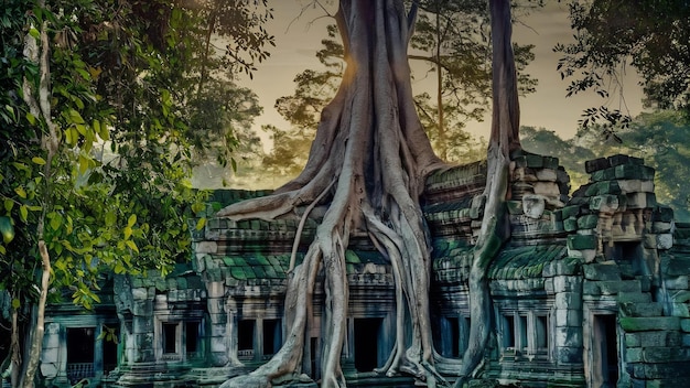 Ta prohm angkor wat au Cambodge