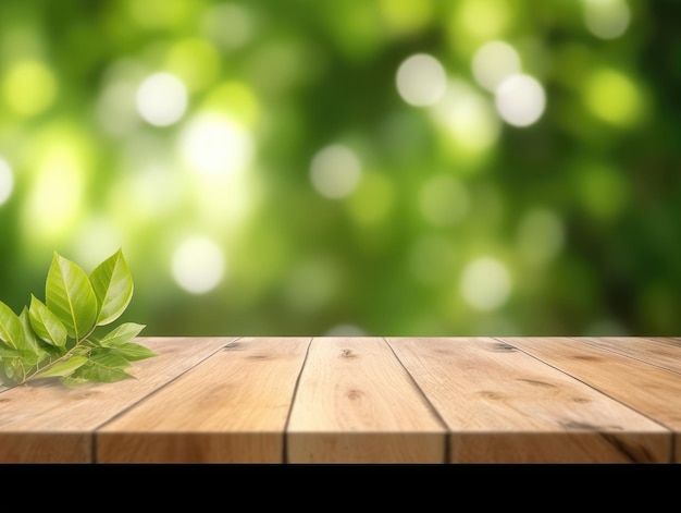 une table en bois blanche