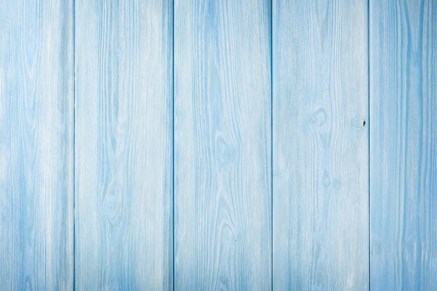 Photo table en bois bleu country