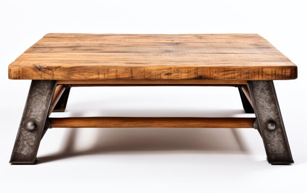 Table en bois avec étagère, mobilier pratique et fonctionnel pour la maison et le bureau