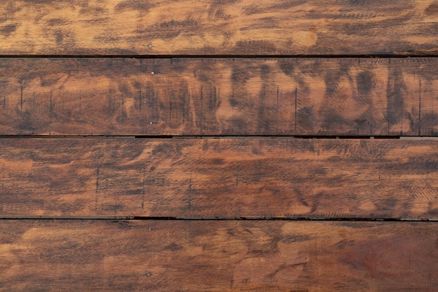 Photo table en bois rustique pour le fond. vue de dessus.