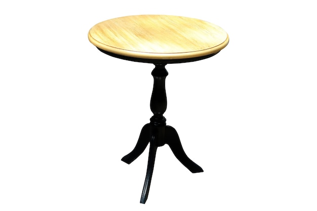 Table en bois traditionnelle décorative faite à la main