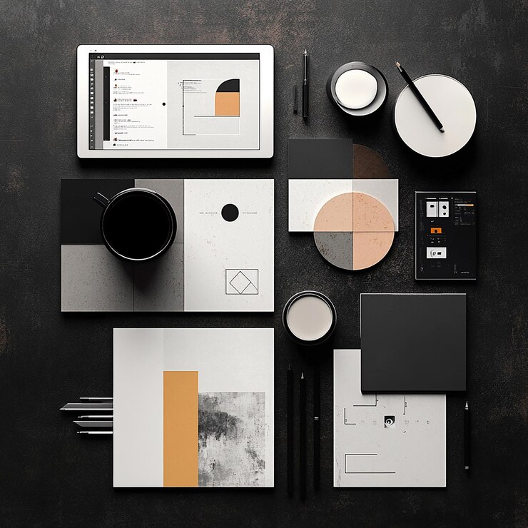 Photo une table avec une boîte noire et blanche sur laquelle il est écrit " non "
