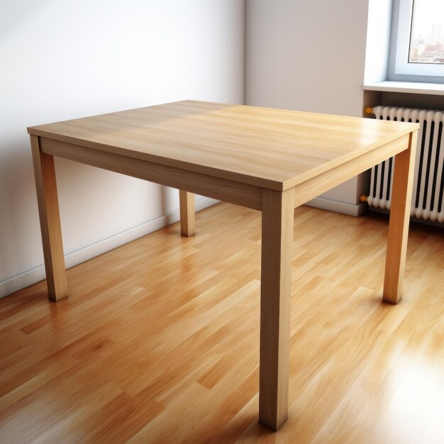 Table de cuisine en bois