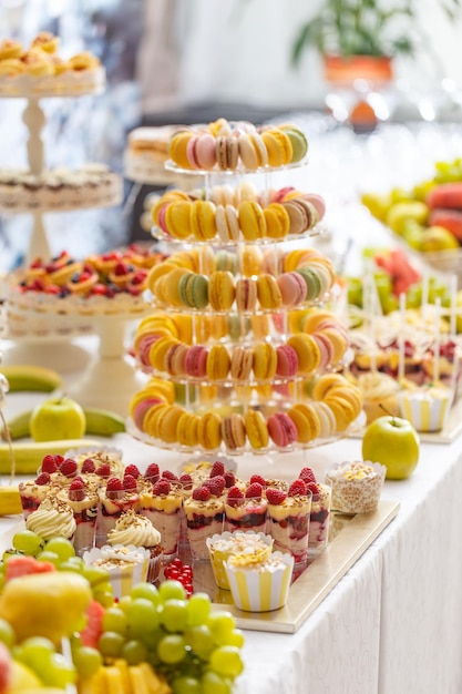 Table à desserts Candy bar